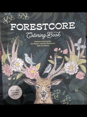 Forestcore Coloring Book - Nature-Themed